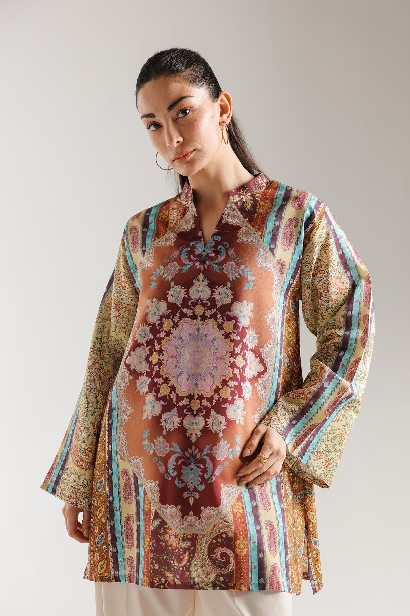 PRINTED KURTI (E8353/102/110)
