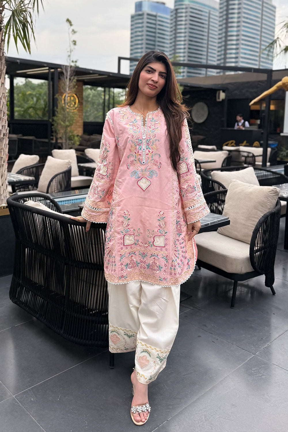 Rosé Romance Co-Ord Set